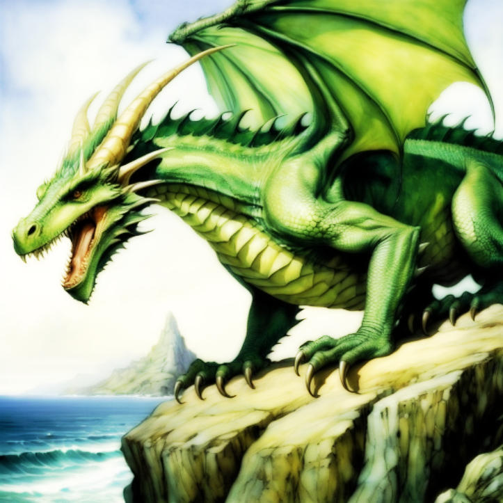 Dragon Def Puff The Magic Dragon by The Sea - Art By RJW by RJW222444888999 on ...