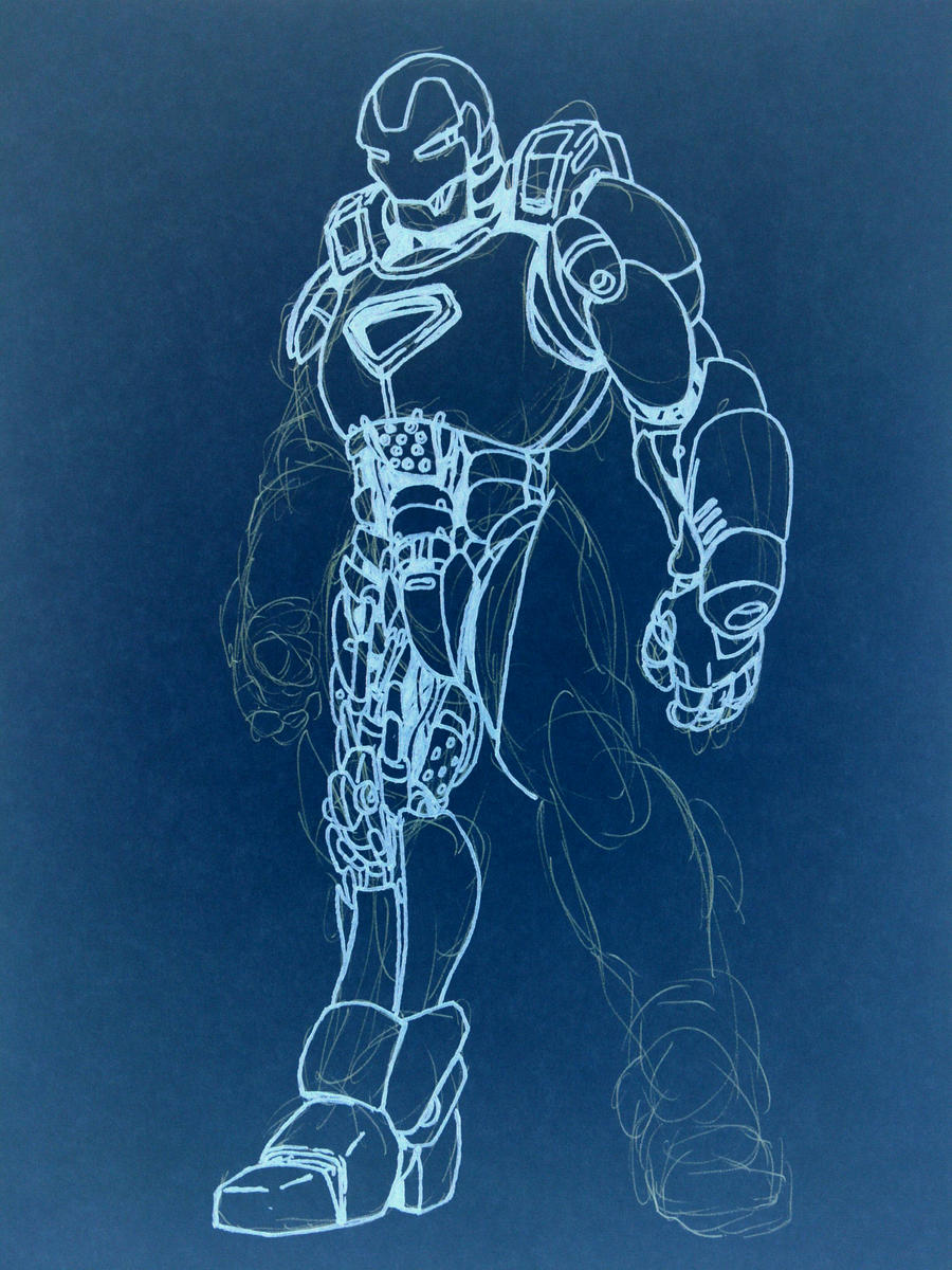 iron man blueprint