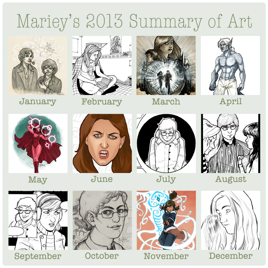 Mariey's 2013 Summary of Art