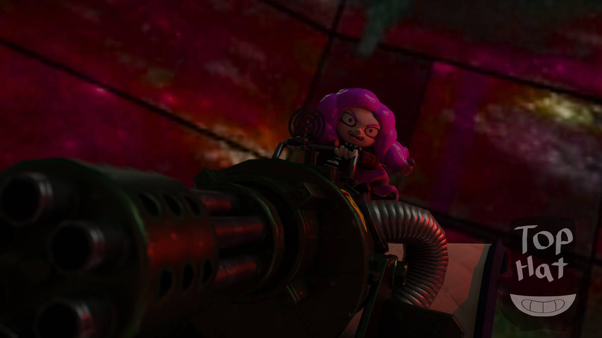 Angry canadian octoling by TopHatIsAPerson on DeviantArt