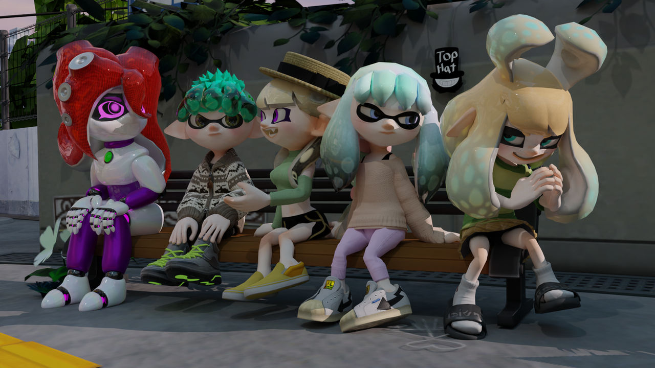 Floo is the only guy in the group by TopHatIsAPerson on DeviantArt