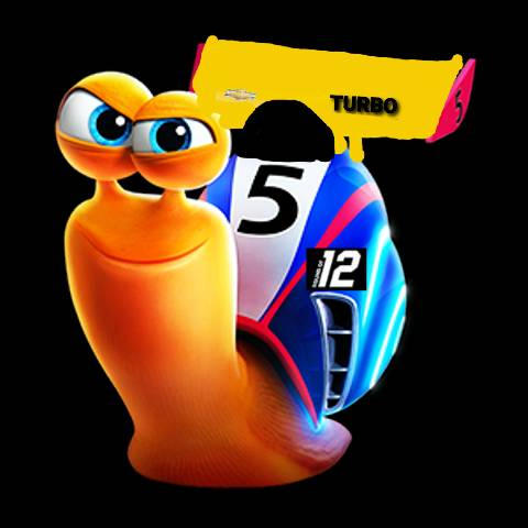 Turbo the snail with NASCAR playoff markings by Gvbailey24 on DeviantArt