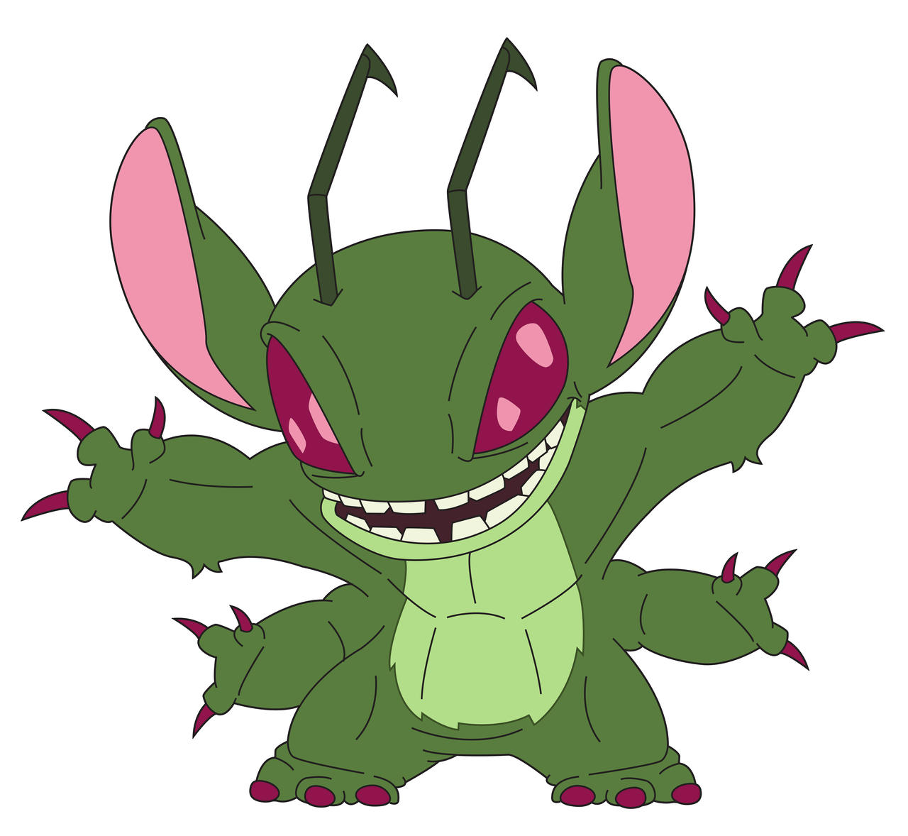 Invader Stitch by dead82 on DeviantArt