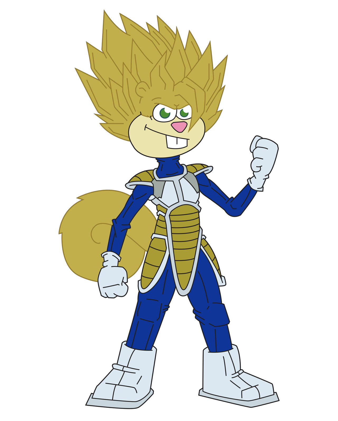 Super Saiyan Sandy by dead82 on DeviantArt