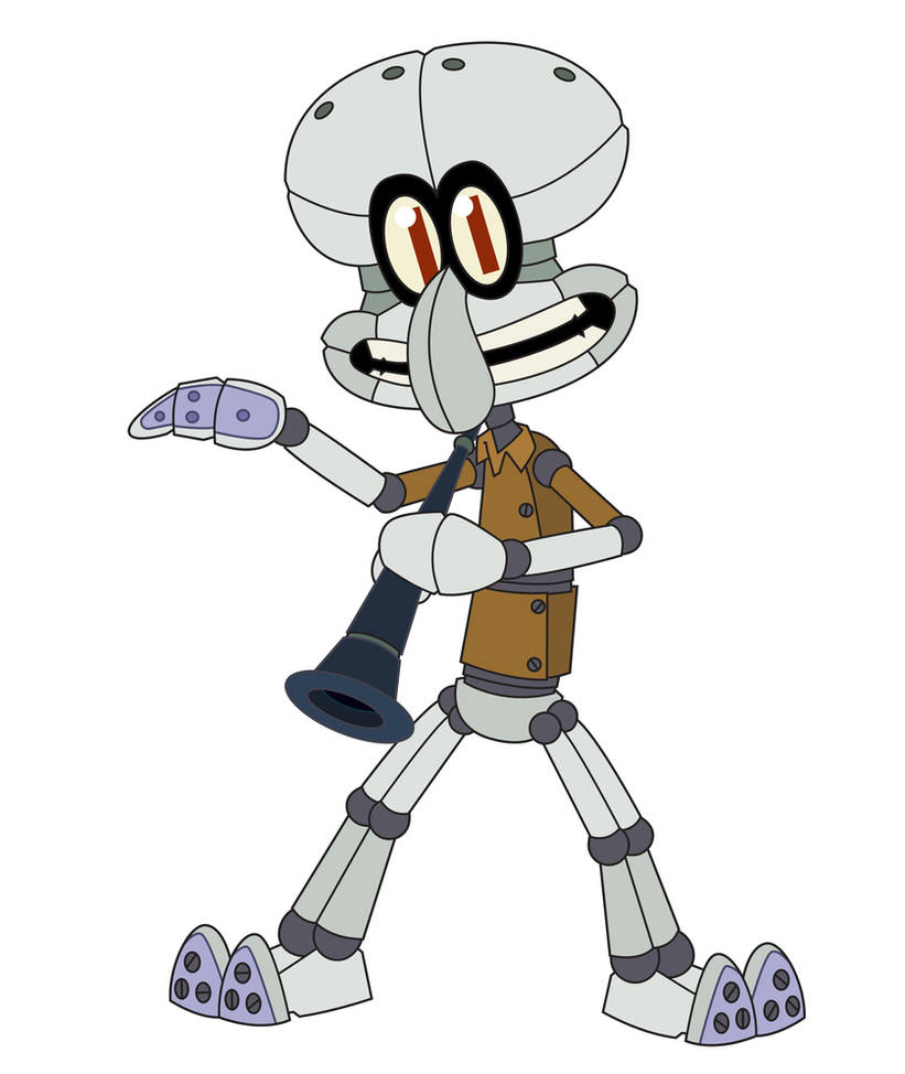 Animatronic Squidward by dead82 on DeviantArt
