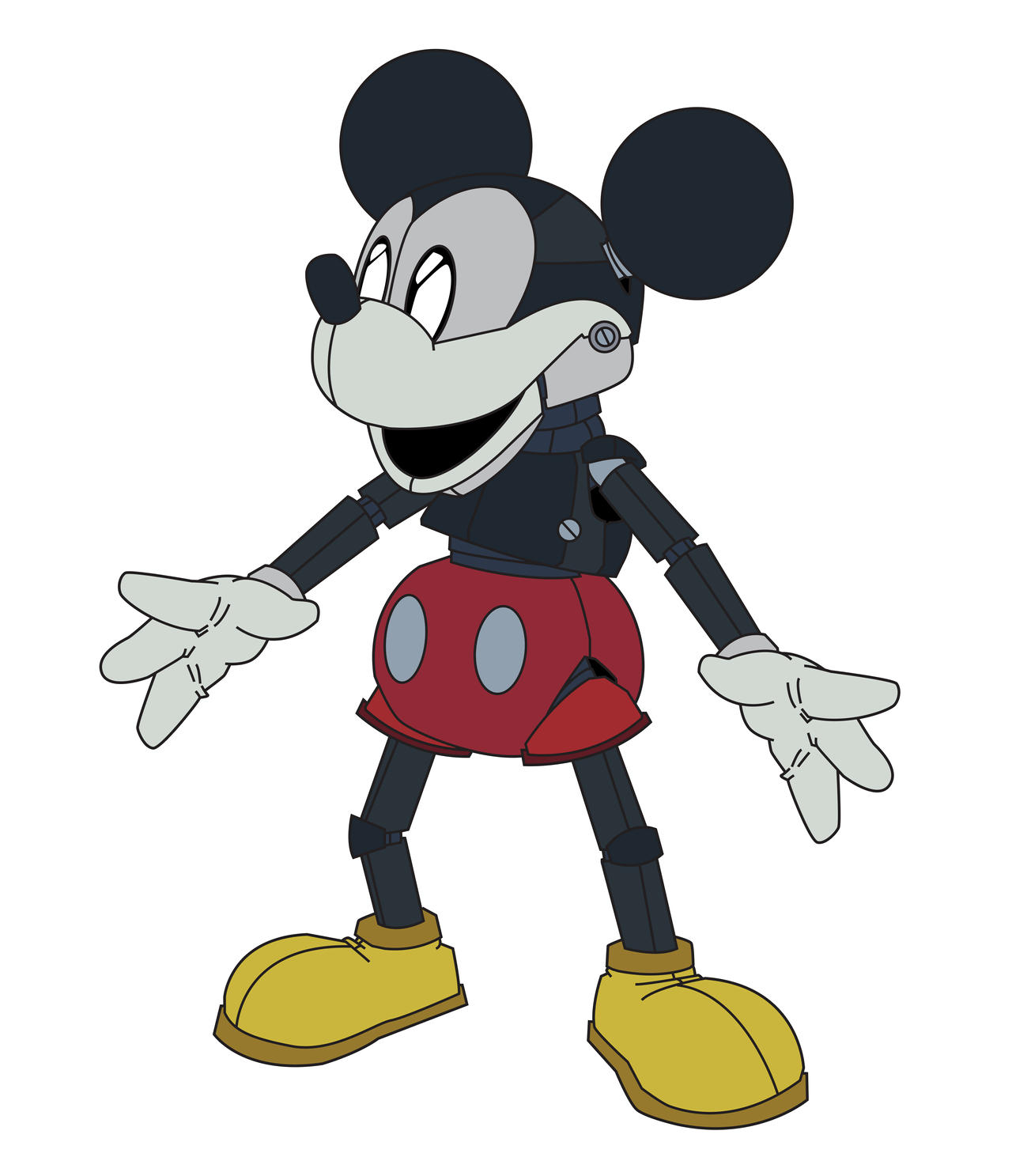 Animatronic Mickey by dead82 on DeviantArt