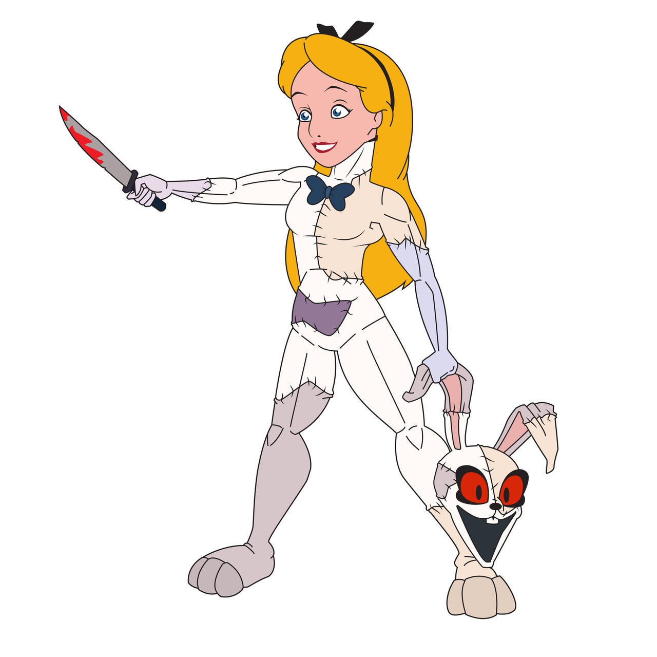 Calm and Reasonable Killer Rabbit Alice Liddle by dead82 on DeviantArt
