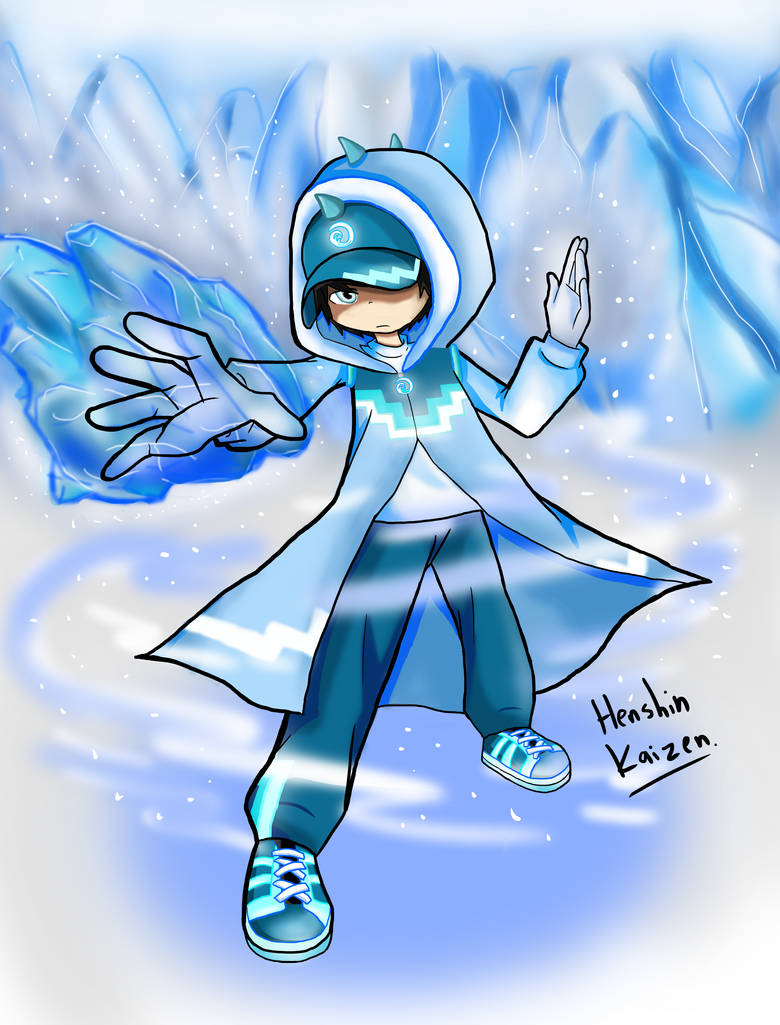 Boboiboy Ice By Henshinkaizen On Deviantart