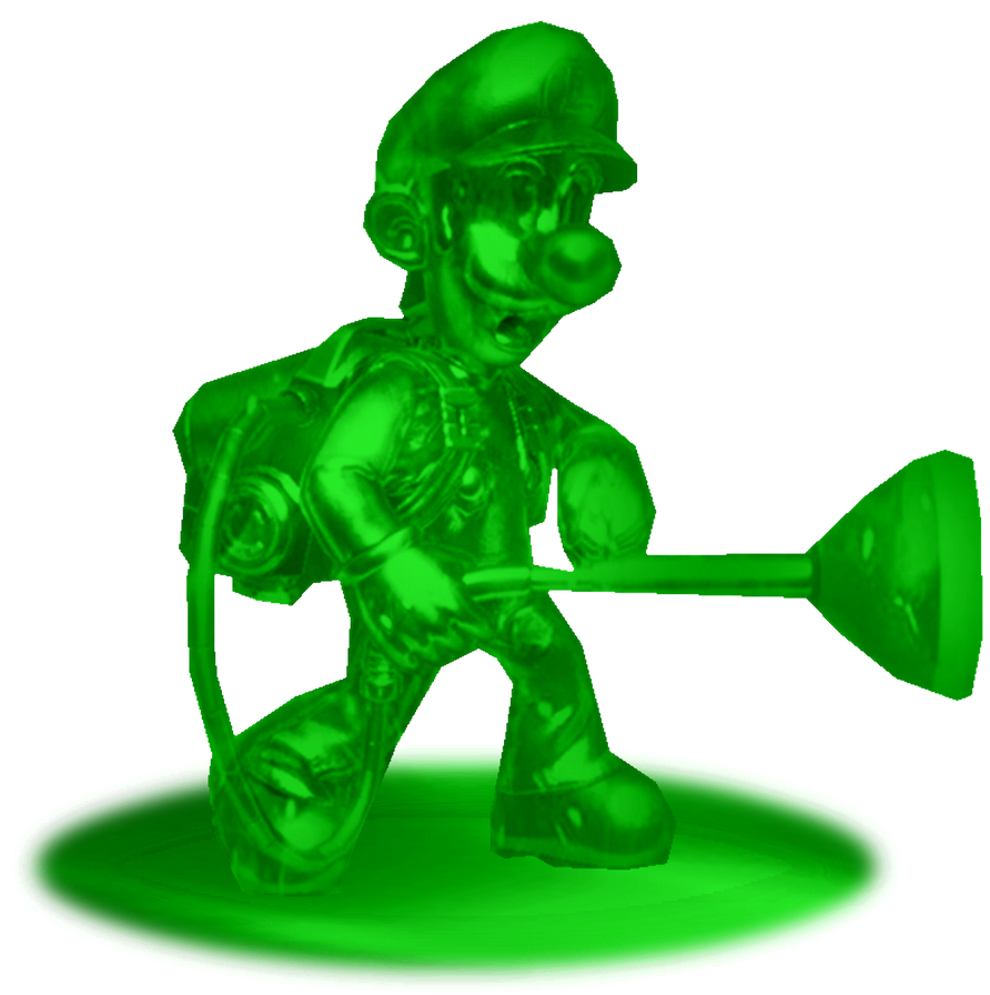 Gooigi firing a plunger by TransparentJiggly64 on DeviantArt