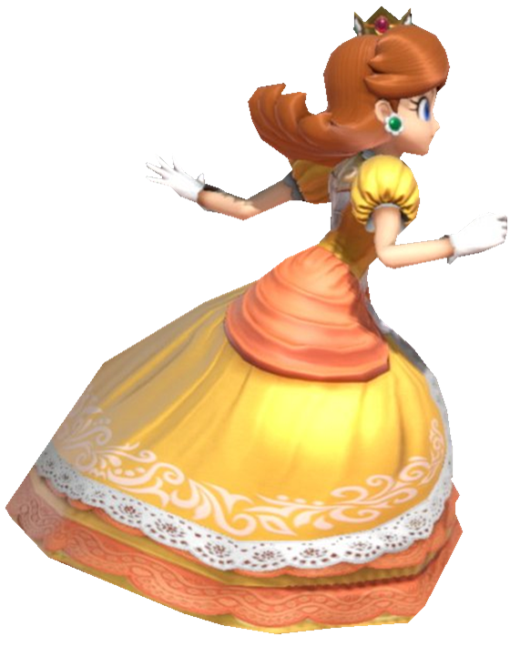 Princess Daisy's running by TransparentJiggly64 on DeviantArt