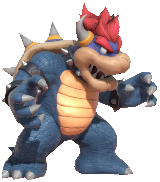 Bowser Blue Shell Blue Bowser Standing by TransparentJiggly64 on DeviantArt