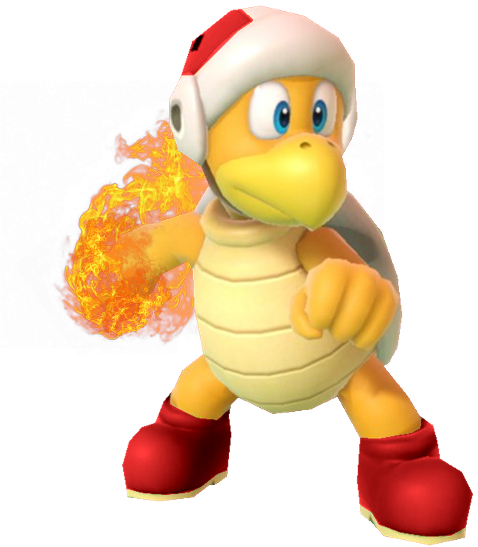 Fire Bro Standing by TransparentJiggly64 on DeviantArt