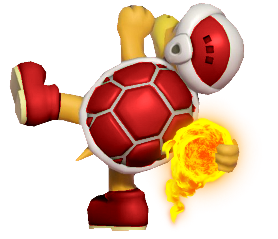 Fire Bro Preparing to Throw by TransparentJiggly64 on DeviantArt