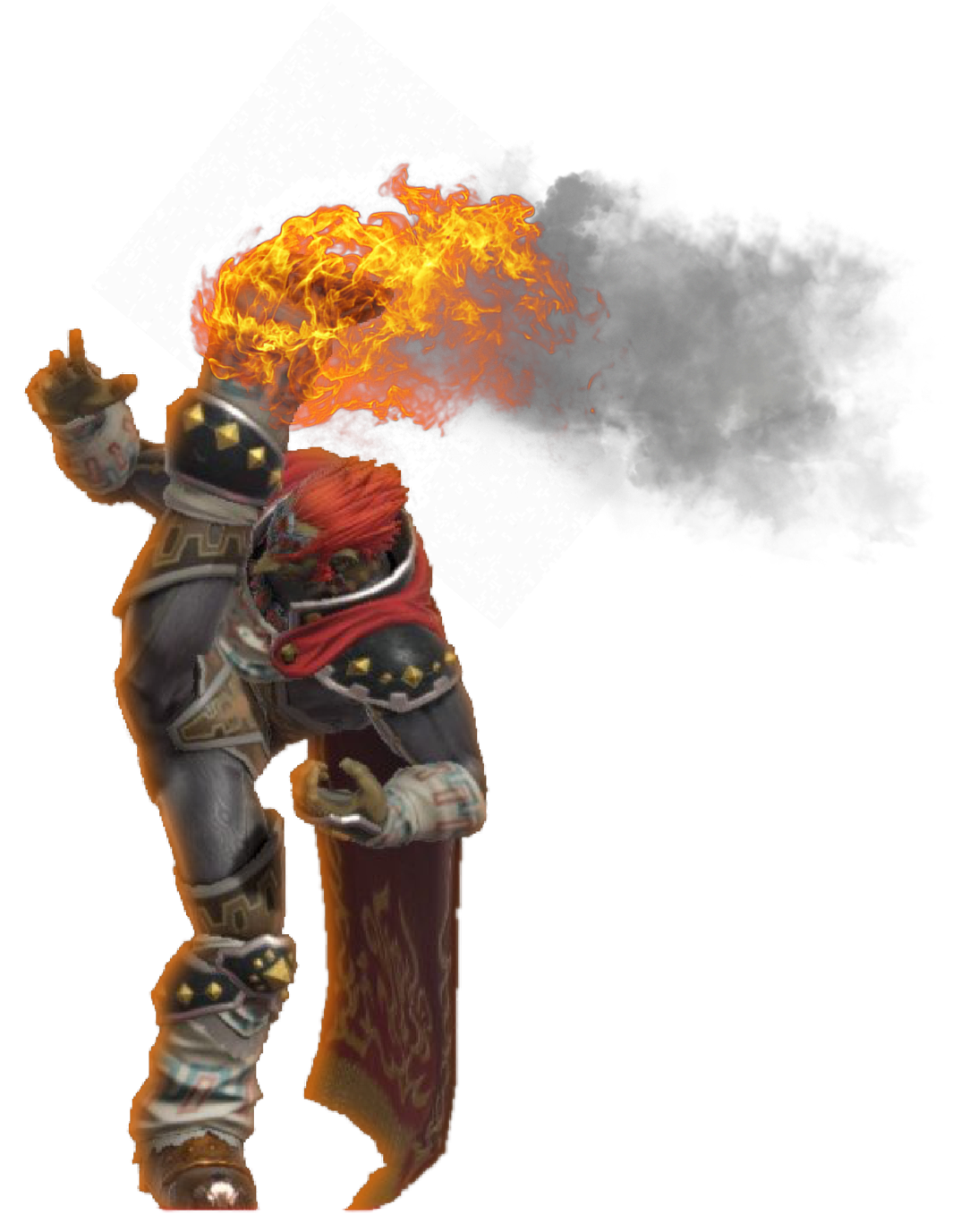 Oot Ganondorf's Volcano Kick by TransparentJiggly64 on DeviantArt