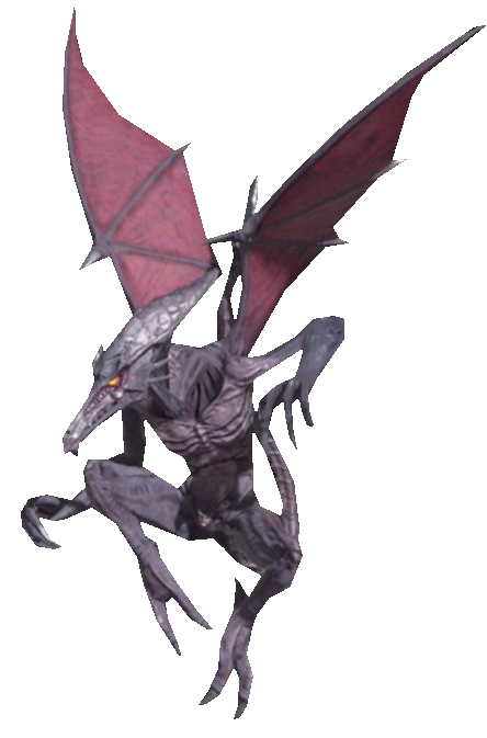 Smash Ridley flying by TransparentJiggly64 on DeviantArt