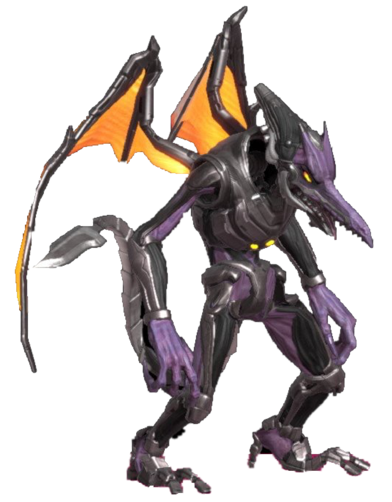 Meta Ridley Standing Upright by TransparentJiggly64 on DeviantArt