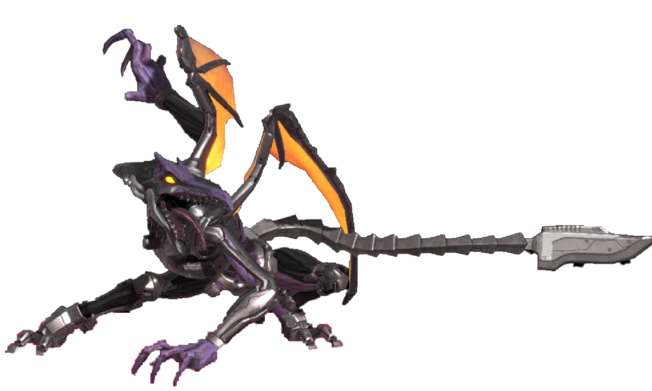 Meta Ridley Striking with his tail by TransparentJiggly64 on DeviantArt