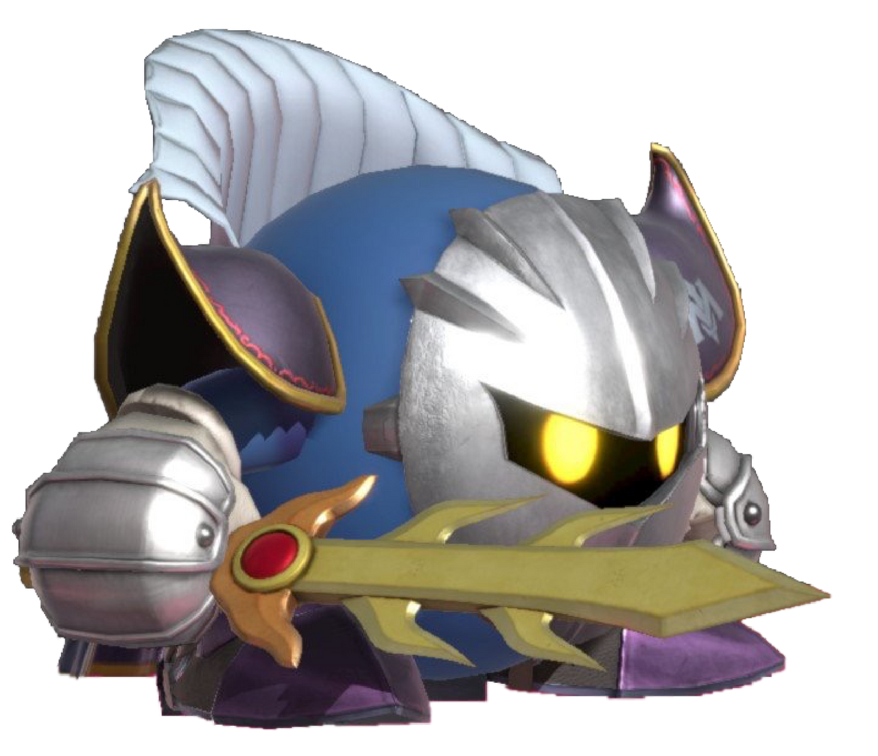 Meta Knight Standing by TransparentJiggly64 on DeviantArt