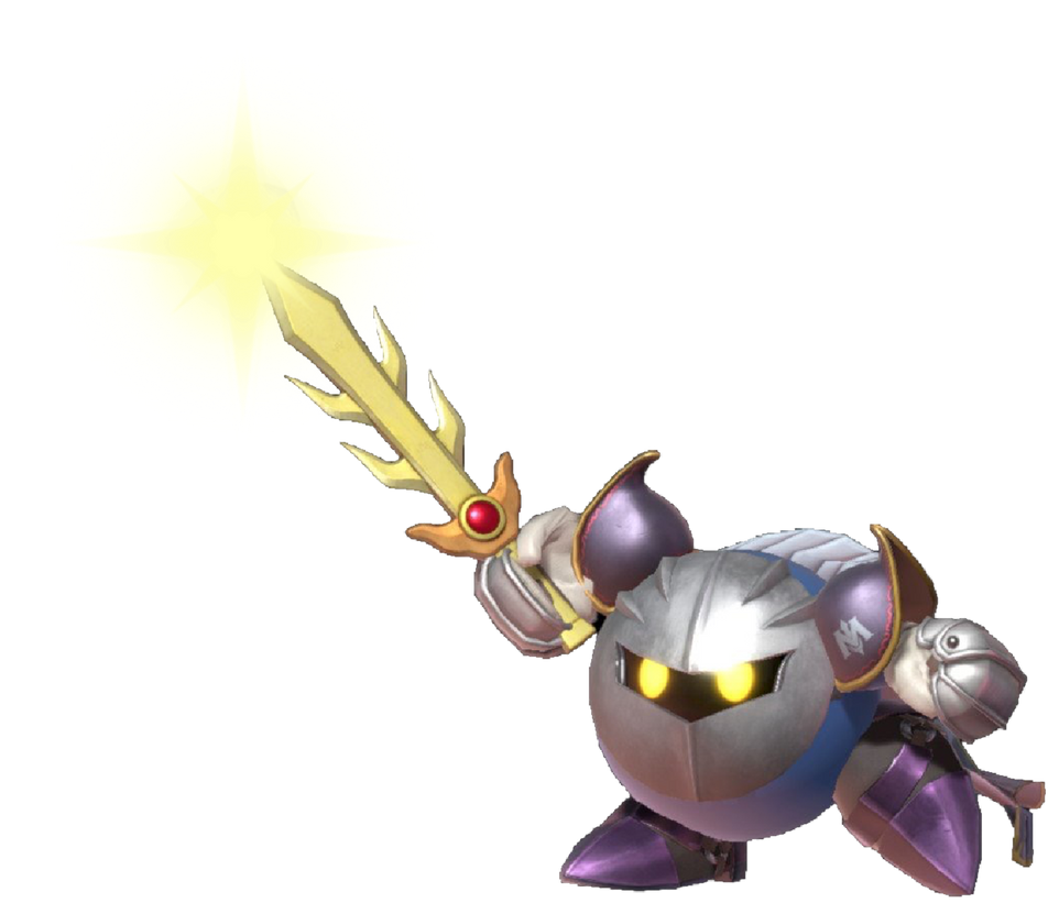 Meta Knight raising his Sword by TransparentJiggly64 on DeviantArt