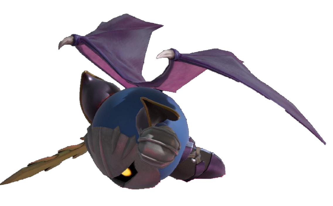 Meta Knight flying forward by TransparentJiggly64 on DeviantArt