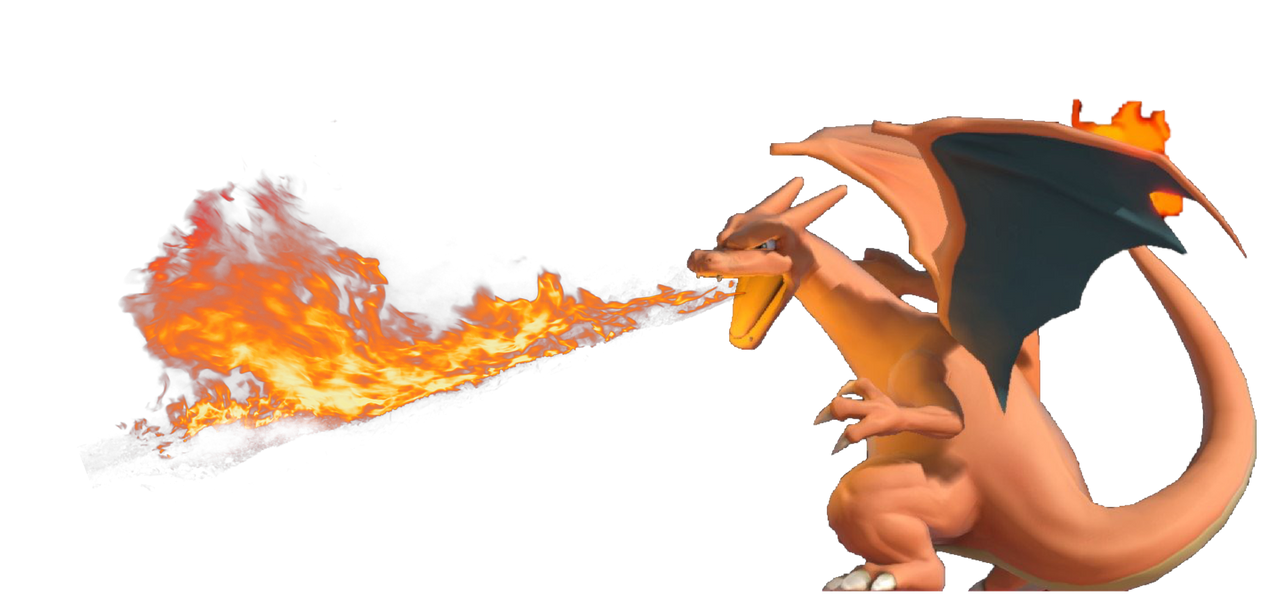 Charizard Fireball Charizard using Flamethrower by TransparentJiggly64 on DeviantArt