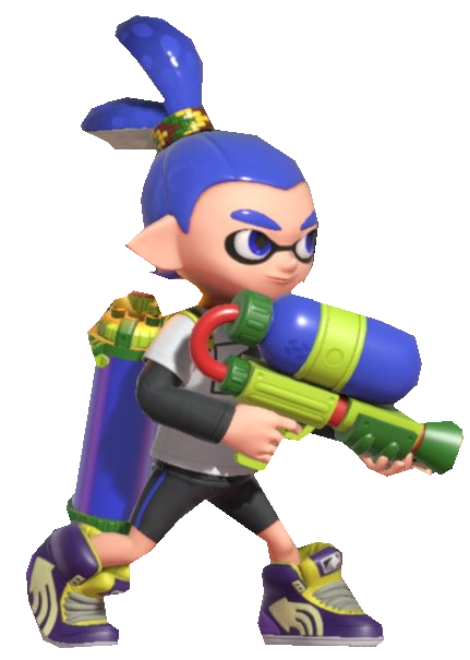Blue Inkling Boy Standing by TransparentJiggly64 on DeviantArt