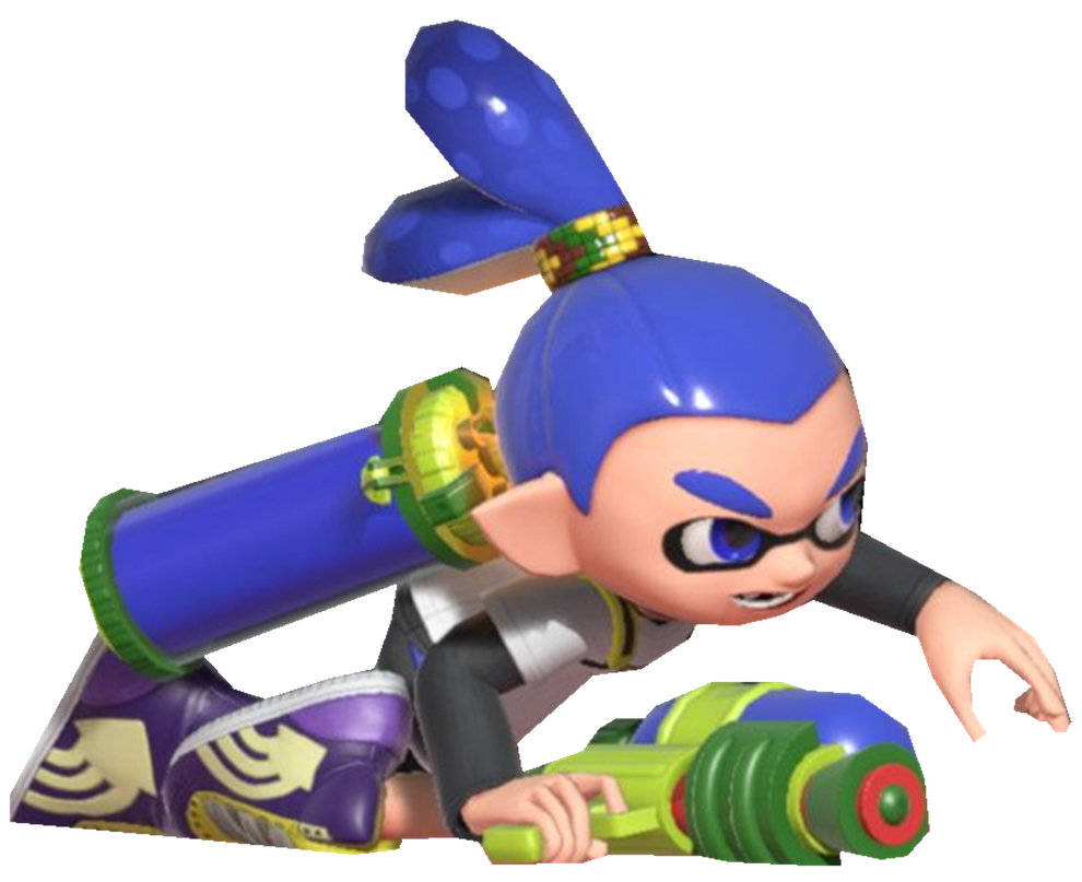 S1 Blue Inkling Boy Crawling by TransparentJiggly64 on DeviantArt
