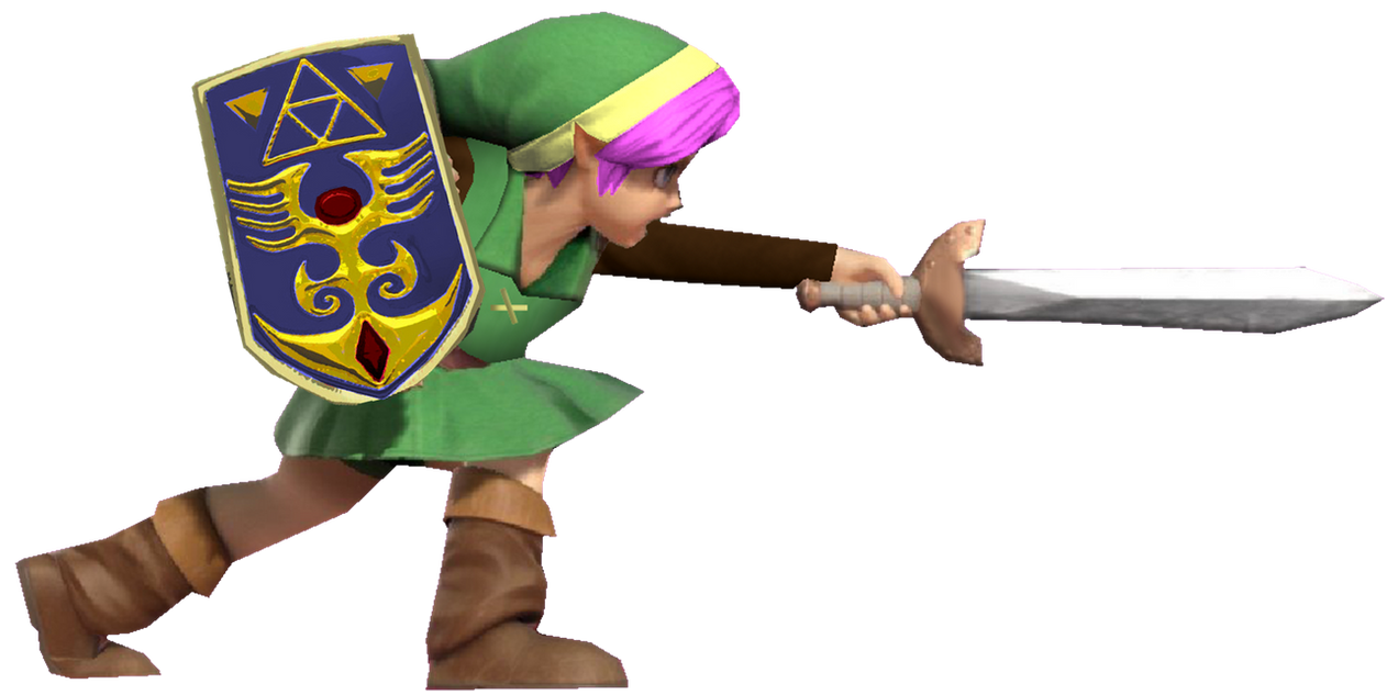aLttP Link Striking by TransparentJiggly64 on DeviantArt