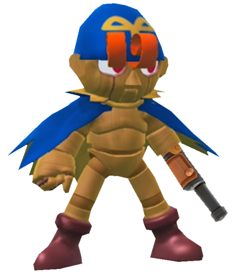 Geno standing (With Cannon) by TransparentJiggly64 on DeviantArt