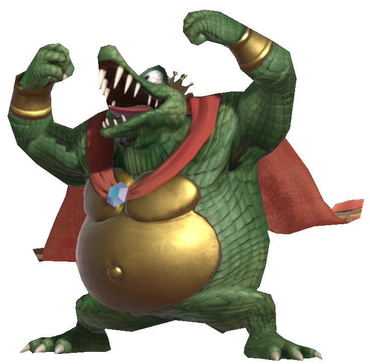 K. Rool King K.Rool flexing by TransparentJiggly64 on DeviantArt