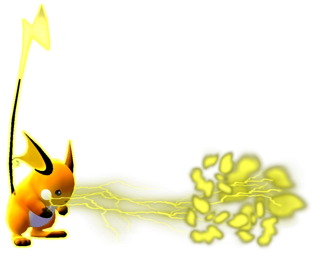 Raichu using Thundershock by TransparentJiggly64 on DeviantArt