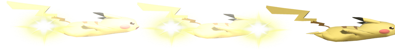 Male Pikachu Using Quick Attack by TransparentJiggly64 on DeviantArt