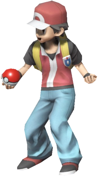 Trainer Red - Pokémon (3D Sprite) - Download Free 3D model by MatiasH290  (@matias029) [0cb27c1]