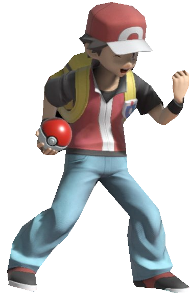 Pokemon Trainer Red Render by OxeyClean on DeviantArt