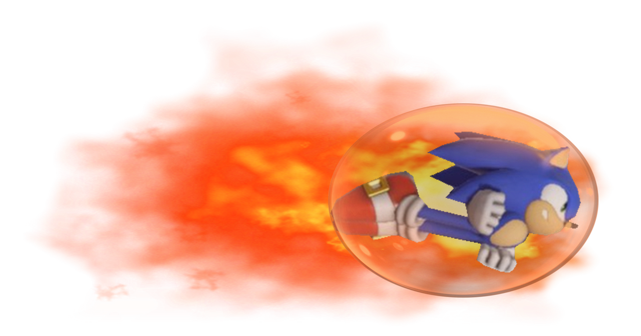 Modern Sonic using Fire Boost by TransparentJiggly64 on DeviantArt