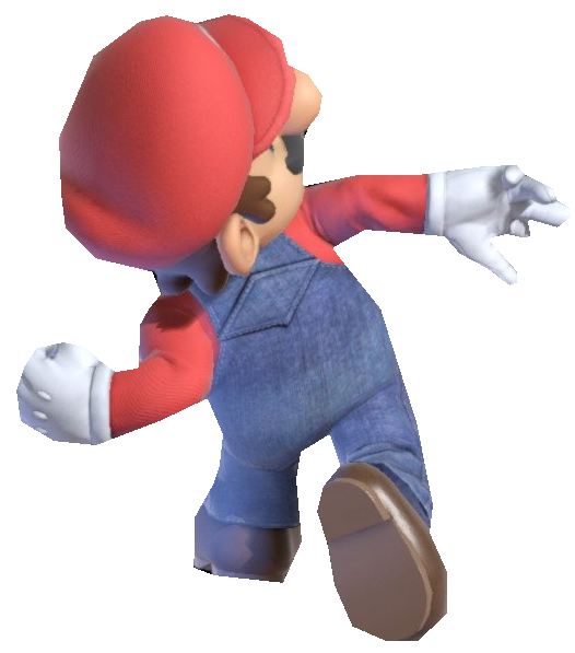 Super Mario preparing to attack by TransparentJiggly64 on DeviantArt