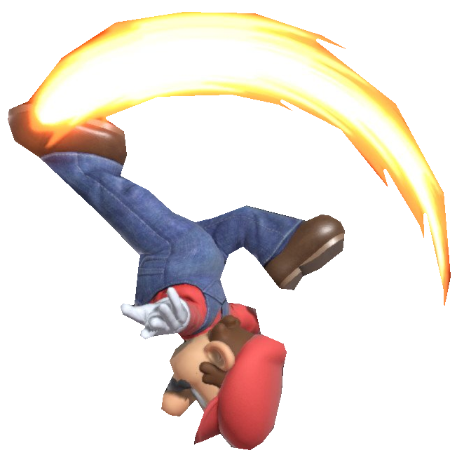Super Mario performing a flip kick by TransparentJiggly64 on DeviantArt