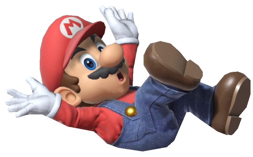Mario Slipping Super Mario falling by TransparentJiggly64 on DeviantArt
