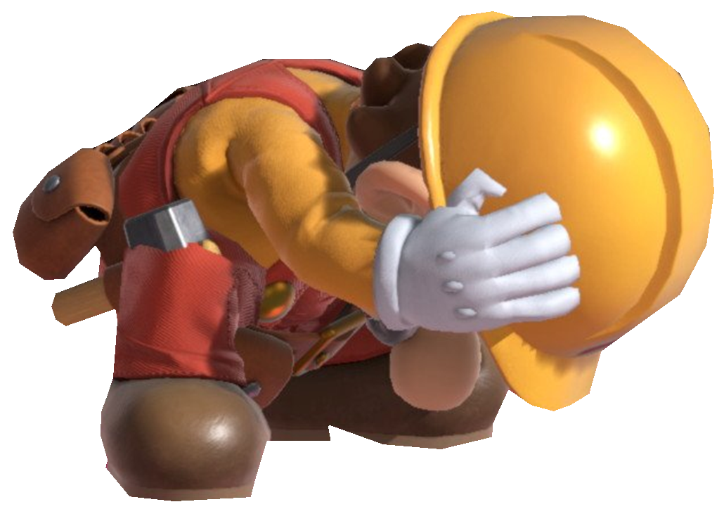 Mario Crouch Builder Mario crouching by TransparentJiggly64 on DeviantArt