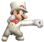 Wedding Mario punching