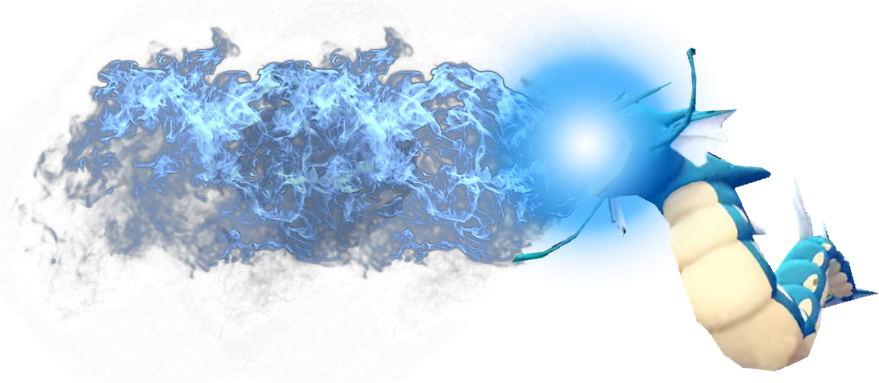 Gyarados using Dragon Rage by TransparentJiggly64 on DeviantArt