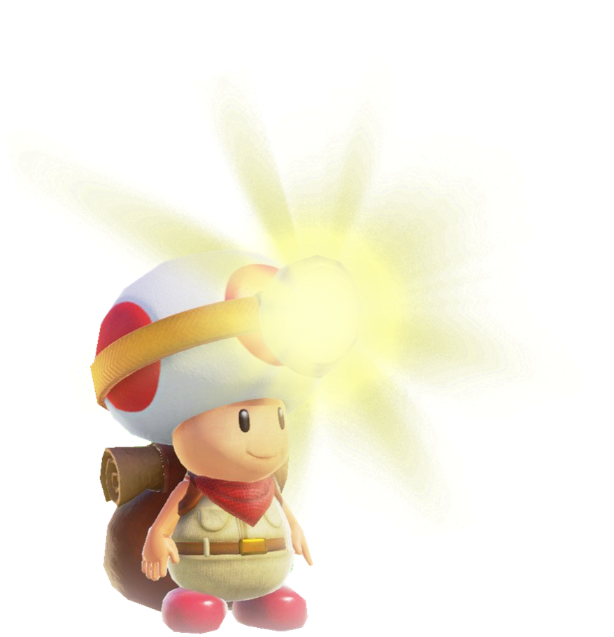 Captain Toad Standing (With Light) by TransparentJiggly64 on DeviantArt