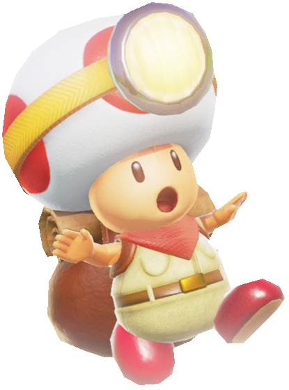 Captain Toad is Surprised by TransparentJiggly64 on DeviantArt