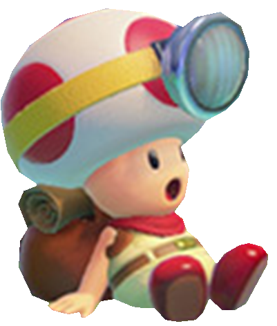 Captain Toad Sitting by TransparentJiggly64 on DeviantArt
