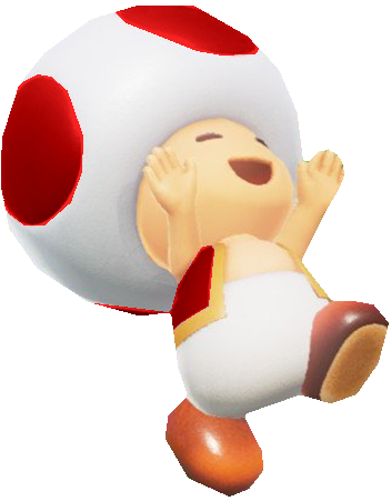 Red Toad Jumping with Joy by TransparentJiggly64 on DeviantArt