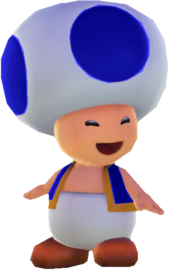 Blue Toad is Happy by TransparentJiggly64 on DeviantArt