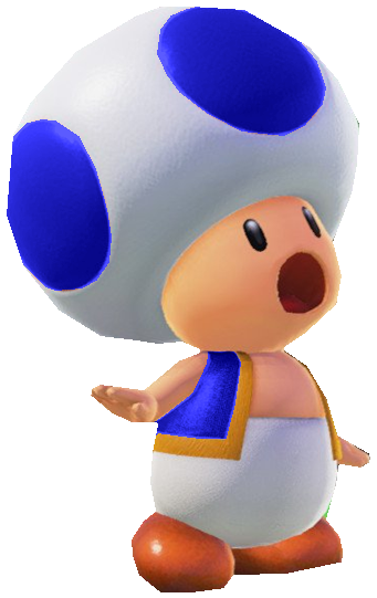 Blue Toad Surprised by TransparentJiggly64 on DeviantArt