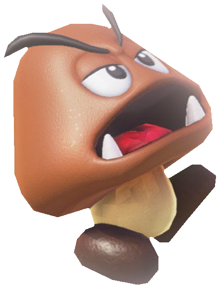 Pudding Goomba Regular Goomba Jumping by TransparentJiggly64 on DeviantArt