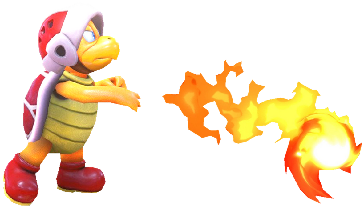 Fire Bro throwing one Fireball by TransparentJiggly64 on DeviantArt