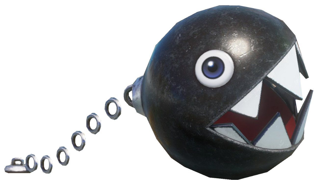 Big Chain Chomp Jumping forward by TransparentJiggly64 on DeviantArt